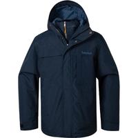 添柏岚(Timberland)添柏岚冲锋衣男秋冬户外徒步登山抓绒三合一外套装防风夹克A696H 深宝蓝色/A696H433 XL/185