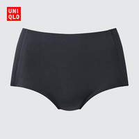 优衣库女装AIRism无痕短裤/空气衣高腰三角内裤25秋冬479197 09 黑色 3XL