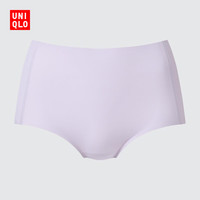 优衣库女装AIRism无痕短裤/空气衣高腰三角内裤25秋冬479197 70 浅紫色 S