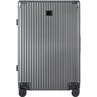 金利来行李箱24英寸商务旅行密码箱时尚男女旅行箱万向轮拉杆箱 FC304002-P2468 银灰色 送爸爸老公男友