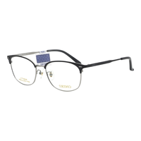 精工(SEIKO)眼镜框男款全框钛材商务休闲远近视眼镜架HC3012 193 53mm哑黑色 193哑黑色