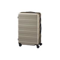 無印良品 MUJI 可自由调节拉杆高度 硬壳拉杆箱(75L) 行李箱 旅行箱 深灰色 75L