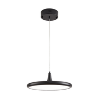 雷士 NVC   Lighting奶油现代护眼智能全光谱摇臂可移动吊线餐厅吊灯餐桌吧台灯灯具 黑色50瓦 全光谱吊线款