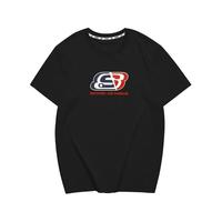Skechers款T恤宽松上衣短袖体恤纯棉男女短袖 L121U173 002K S