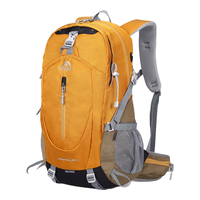 艾王（AIONE）专业户外登山包双肩背包30升大容量超轻便量化悬浮背负耐磨防泼水 橙黄色 9674B 30L