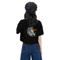 真维斯短袖t恤女2024夏季纯棉宽松时尚显瘦半袖短款上衣