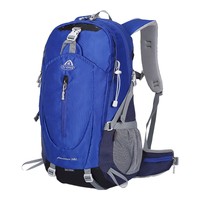 艾王（AIONE）专业户外登山包双肩背包30升大容量超轻便量化悬浮背负耐磨防泼水 冰川蓝 9674B 30L