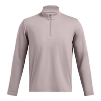 安德玛（UNDERARMOUR） Meridian柔感系列男子弹力训练运动拉链长袖T恤1387905 脂鲤灰015 S