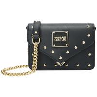 VERSACE 范思哲 Jeans Couture女士铆钉装饰链条包 黑色