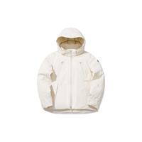 /可隆 KOLON SPORT羽绒服 女子户外戈尔防水防风夹克鹅绒服 杏色PE 160/S