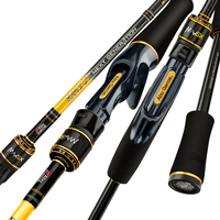 Abu Garcia 阿布加西亚 MAX SX 路亚竿 黑黄色 2.29M RF调 强度M 直柄