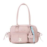 VANWALK野餐系列 波士顿包包女大容量通勤手提单肩枕头托特包