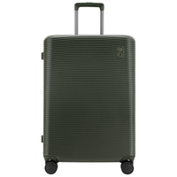 愛可樂 ECHOLAC  可扩容行李箱框架拉杆箱万向轮旅行箱抗压防撞PC278SA橄榄绿20吋