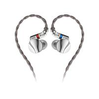  FiiO/飞傲 单动圈 HiFi耳机 可换线  有线充电 银色 3.5mm