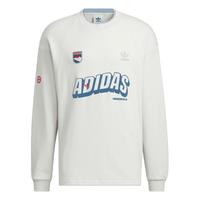 adidas 阿迪达斯 三叶草男装冬季运动圆领套头卫衣IN0973 轨道灰 A/S