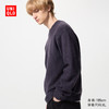 UNIQLO 优衣库 男女装souffle yarn舒芙蕾圆领针织衫毛衣毛衫25479235 79 深紫色 S /165/84A