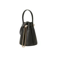 why折耳手提水桶包女2024迷你链条包包小众设计斜挎包单肩包 黑色