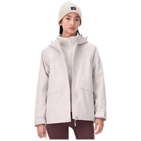 骆驼 户外冲锋衣经典工装ICON三合一抓绒内胆登山服 S 流光白，女