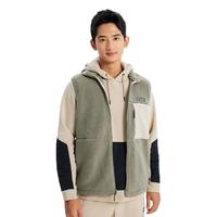 户外男子保暖抓绒休闲舒适针织运动马夹