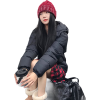 骆驼 户外羽绒服连防寒帽保暖款羽绒衣时尚外套 A1W2PaN121 黑色男