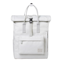 Mr.ace Homme纯色书包女大韩版日系ins双肩包防泼水旅行背包男 灰白漆