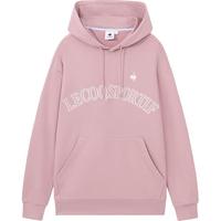 乐卡克 法国公鸡中性2023运动舒适长袖针织连帽卫衣CL-1648233 砖粉色/DSC S