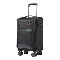 CROSSGEAR十字奢品行李箱拉杆箱20英寸可登机大容量收纳旅行箱男女商务布箱
