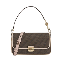MICHAEL KORS 迈克·科尔斯 BRADSHAW系列 女士老花单肩包 30S1G2BL1B266 橡果棕/柔粉色 小号