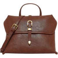 百思图 【复古经典】春夏季简约复古邮差包单肩斜挎包女