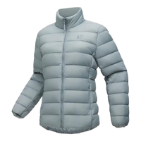 奥索卡OZARK亚丁超轻立领羽绒服女 休闲美式立领羽绒外套1512227 月桂叶-208 170