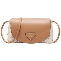 奥康包包女包复古百搭托特包印花单肩包 米白色-BG703274