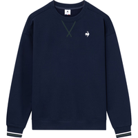 乐卡克法国公鸡男款24网球系列舒适学院风圆领卫衣L241MCNA2016 藏青色/D01 L