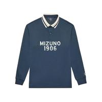 美津浓 Mizuno复古休闲卫衣男女运动长袖套头衫宽松POLO衫HERITAGE