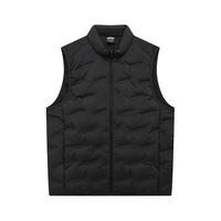 特步 XTEP【鸭绒保暖】立领男士羽绒服马甲24年保暖外套轻便羽绒服