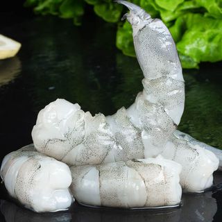  鲸口大开 新鲜活虾现剥 白虾仁  冷冻 8-10cm 3斤