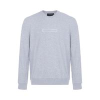 经典百搭 男士浅灰色加绒套头卫衣