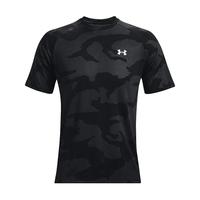 安德玛（Under Armour）男子短袖春夏运动T恤上衣跑步训练半袖1371203 黑色001 S