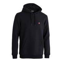 迪卡侬运动卫衣滑板连帽衫男女同款卫衣透气舒适潮流4357705 黑色（路障标） L