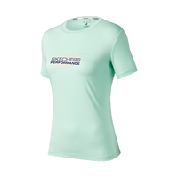 SKECHERS 斯凯奇 速干运动t恤女跑步服短袖t恤女式t恤夏季