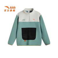 安踏儿童卫衣男大童套头衫2025春秋潮流套头衫休闲上衣