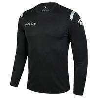 KELME/卡尔美 运动T恤长袖男式休闲宽松打底衫圆领套头卫衣薄款3891534