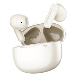 iKF Air01 半入耳真无线降噪蓝牙耳机 浅云白