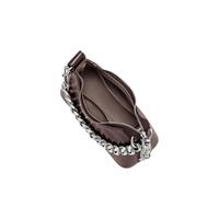 CinvaiKrose轻奢牛皮包包女包链条包腋下包女士单肩包 CK女包-棕榈色