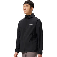 Columbia哥伦比亚软壳衣男24春夏防风保暖舒适连帽登山服WE5206 010 XL