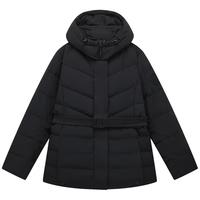 特步 XTEP【羽绒外套】羽绒服女冬季加厚保暖羽绒服连帽防风运动上衣女风衣