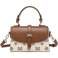 稻草人包包女包2025轻奢单肩斜挎包时尚小方包新年 24年夏季-米白