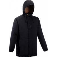 迪卡侬（DECATHLON）保暖休闲夹克户外登山男款加厚防风外套SOLOGNAC BGP110 黑色Logo不同货 S