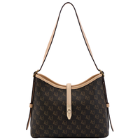 百丽包包女2024秋季复古通勤单肩斜挎腋下包X7023CX4 啡色 F