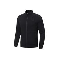 LI-NING 李宁 卫衣外套男款春秋季2023开衫立领运动服男士休闲加绒秋冬