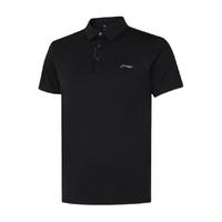 LI-NING 李宁 POLO衫休闲运动短袖商务T恤吸汗透气夏季男凉感翻领排湿舒适
